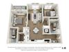 2 bed 2 bath - 989 sqft